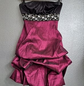 My Michelle Formal Occasion Ruffled Mini Dress Sorority Rush  Size 3 Juniors